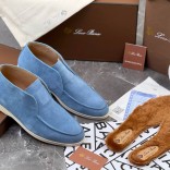 Мужские лоферы с меховой стелькой Loro Piana