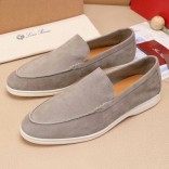 Мужские замшевые лоферы Loro Piana Summer Walk