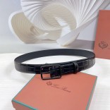 Кожаный ремень Loro Piana Premium (ширина 3.5 см)