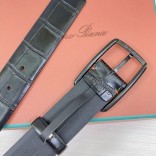 Кожаный ремень Loro Piana Premium (ширина 3.5 см)