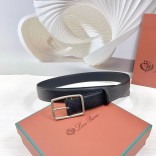 Кожаный ремень Loro Piana Premium (ширина 3.5 см)