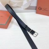 Кожаный ремень Loro Piana Premium (ширина 3.5 см)