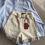 Женские бежевые шорты Loro Piana