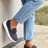 Женские замшевые лоферы Loro Piana