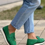 Женские замшевые лоферы Loro Piana