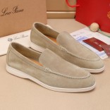 Мужские замшевые лоферы Loro Piana Summer Walk