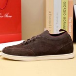 Замшевые кроссовки Loro Piana Soho Walk - Brown