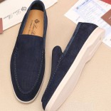 Мужские лоферы Loro Piana Summer Walk - Blue