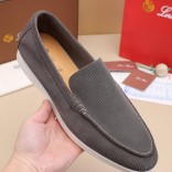Мужские лоферы Loro Piana Summer Walk - Grey