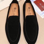 Мужские замшевые лоферы Loro Piana Summer Walk