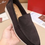 Мужские лоферы Loro Piana Summer Walk - Brown