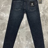 Джинсы тёмно-синего цвета Loro Piana regular fit