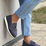 Женские замшевые лоферы Loro Piana