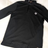 Поло с длинным рукавом Loro Piana logo-embroidered - Black