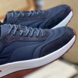 Замшевые кроссовки Loro Piana Week End Walk - Blue