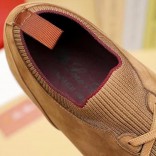 Замшевые кроссовки Loro Piana Soho Walk - Brown Замшевые кроссовки Loro Piana Soho Walk - Brown