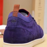 Замшевые кроссовки Loro Piana Soho Walk - Purple