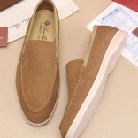 Мужские лоферы Loro Piana Summer Walk - Brown