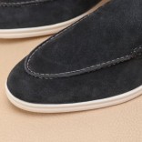 Мужские замшевые лоферы Loro Piana Summer Walk