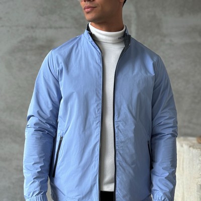 Двусторонняя ветровка Loro Piana - Black / Blue