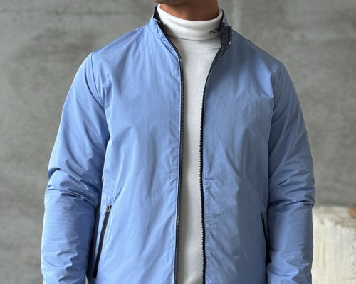 Двусторонняя ветровка Loro Piana - Black / Blue