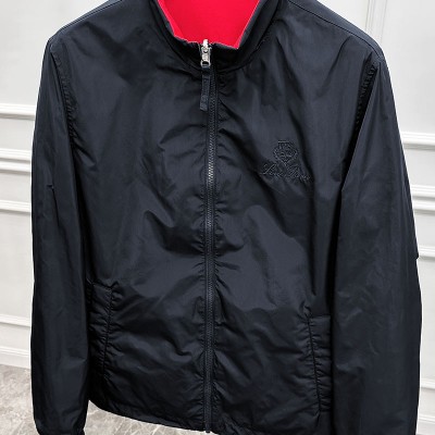 Двусторонняя ветровка Loro Piana - Navy / Red