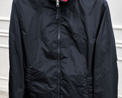 Двусторонняя ветровка Loro Piana - Navy / Red