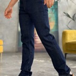 Джинсы тёмно-синего цвета Loro Piana regular fit