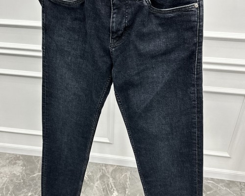 Джинсы тёмно-синего цвета Loro Piana regular fit