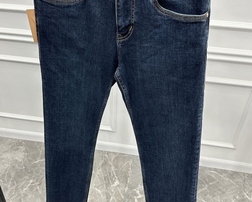 Джинсы тёмно-синего цвета Loro Piana regular fit