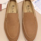 Мужские лоферы Loro Piana Summer Walk - Brown