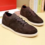 Замшевые кроссовки Loro Piana Soho Walk - Brown