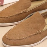 Мужские лоферы Loro Piana Summer Walk - Brown