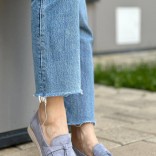 Женские замшевые лоферы Loro Piana Open Walk