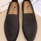 Мужские лоферы Loro Piana Summer Walk - Brown