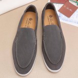 Мужские лоферы Loro Piana Summer Walk - Grey
