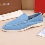Мужские замшевые лоферы Loro Piana Summer Walk