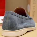 Мужские замшевые лоферы Loro Piana Summer Walk