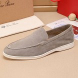 Мужские замшевые лоферы Loro Piana Summer Walk