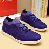 Замшевые кроссовки Loro Piana Soho Walk - Purple