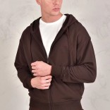 Кофта на молнии Loro Piana Premium signature logo - Brown