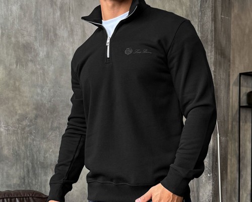 Кофта с высоким горлом Loro Piana - Black