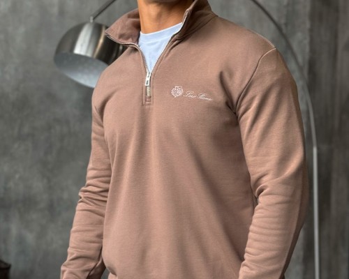 Кофта с высоким горлом Loro Piana - Brown