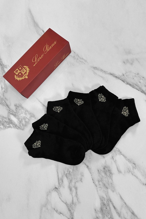 Комплект носков Loro Piana beige logo Комплект носков Loro Piana beige logo