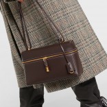 Кожаная сумка Loro Piana 28x15.5 см - Brown