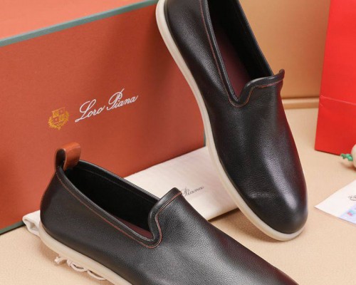 Кожаные лоферы Loro Piana