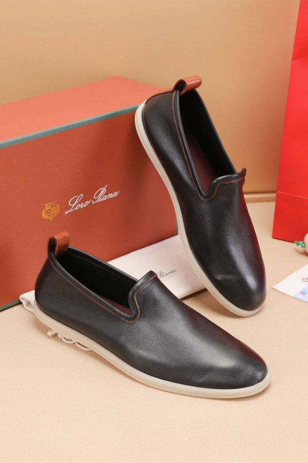 Кожаные лоферы Loro Piana