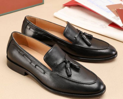 Кожаные лоферы Loro Piana tassel - Black