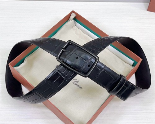 Кожаный ремень Loro Piana Premium (ширина 3.5 см)