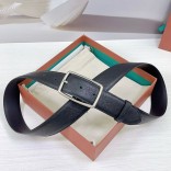 Кожаный ремень Loro Piana Premium (ширина 3.5 см)